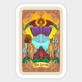 The Lover Tarot Card Sticker